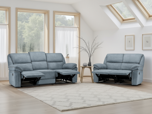 Elio Manual Recliner Sofa